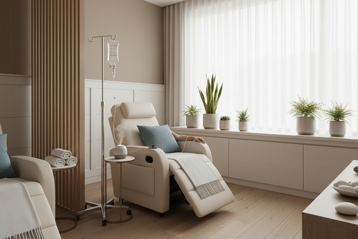 Restore your body quickly with customized IV therapy designed for energy, recovery, immunity, and skin support. Each treatment is clinician-guided and administered in a private, comfortable setting.