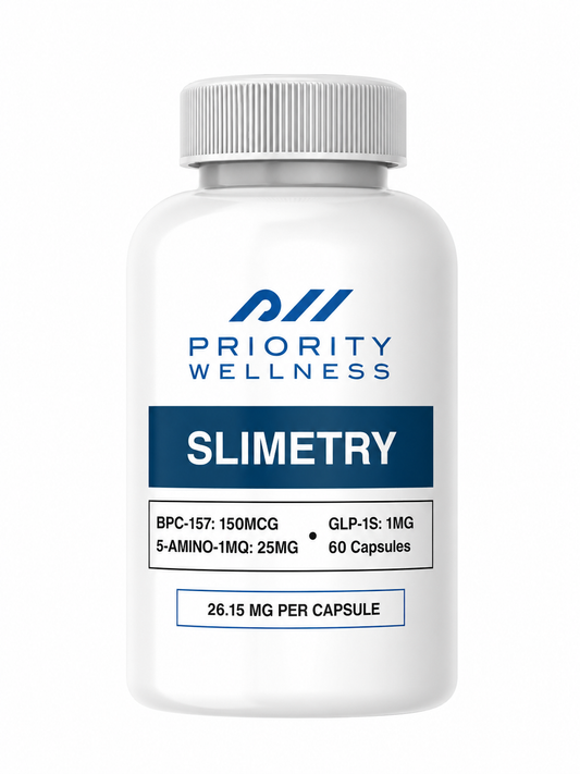 Slimetry Capsules (1mg GLP-1, BPC-157 150mcg, & 5 Amino 1MQ 25mg)